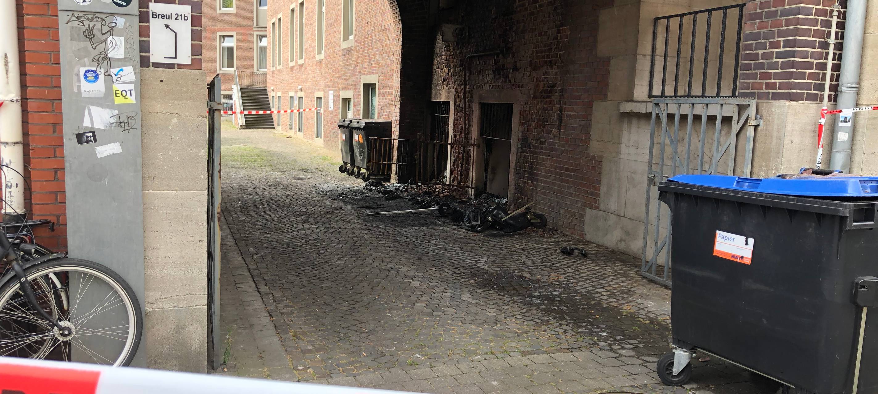 Brandstiftung an Studentenwohnheim