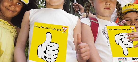 Wir bringen euch sicher zur Schule - Münster sieht gelb