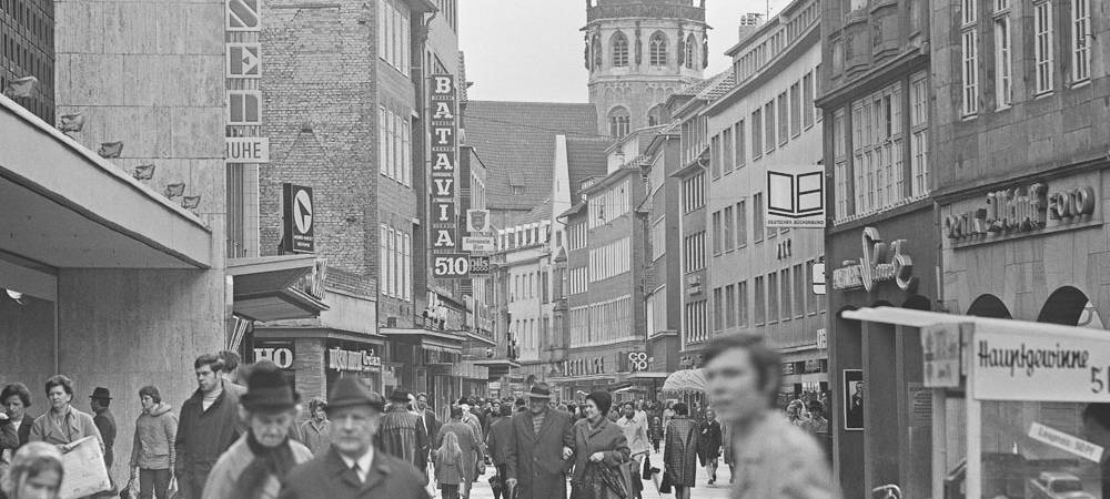 Ludgeristraße: Münsters Einkaufsmeile Nr. 1 wird 50
