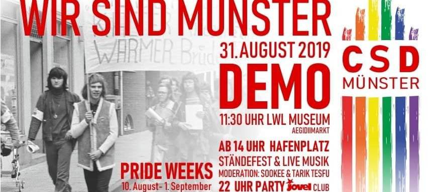 Wir sind Münster - CSD-Demo