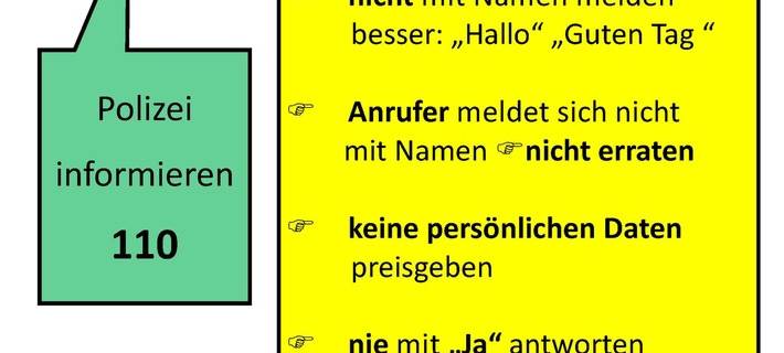 Falsche Polizisten am Telefon