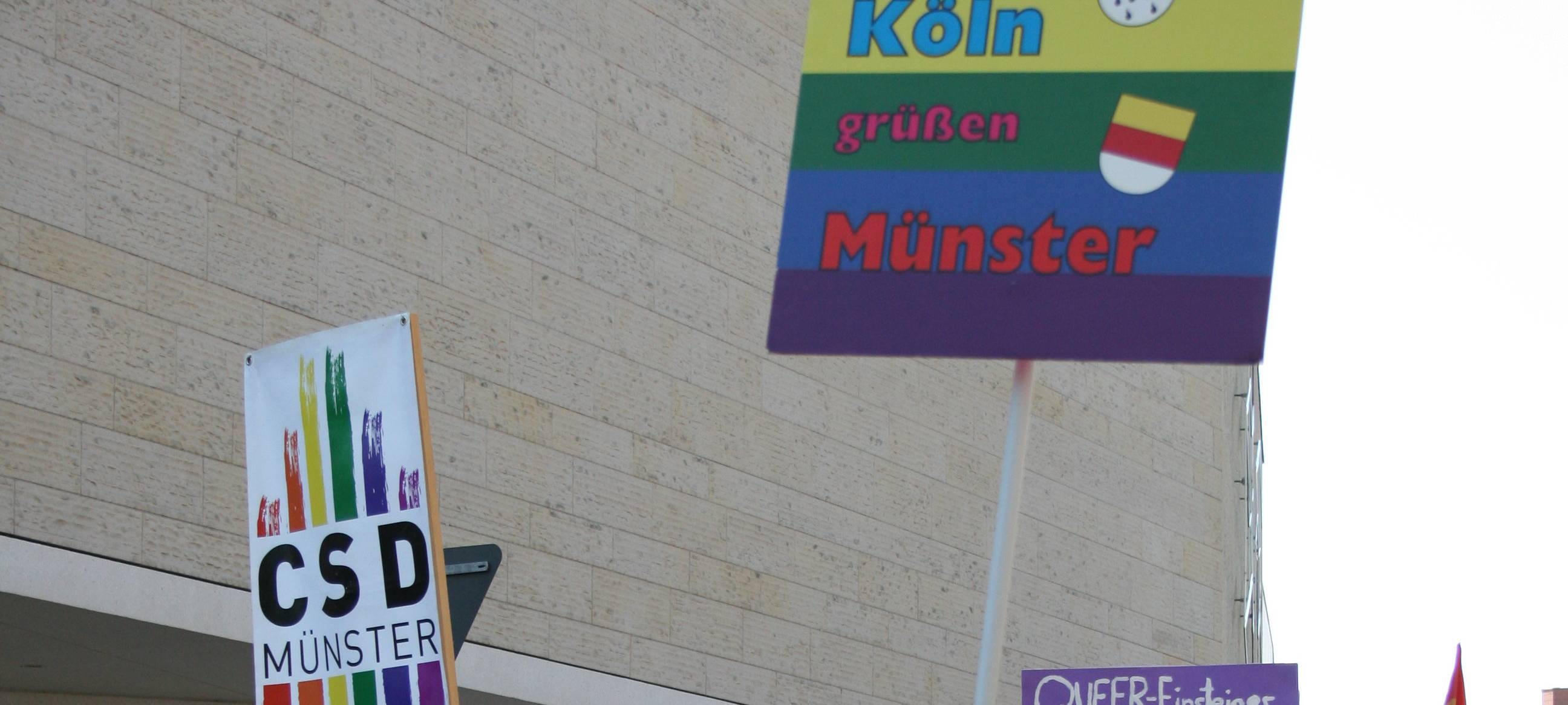 Wir sind Münster - CSD-Demo