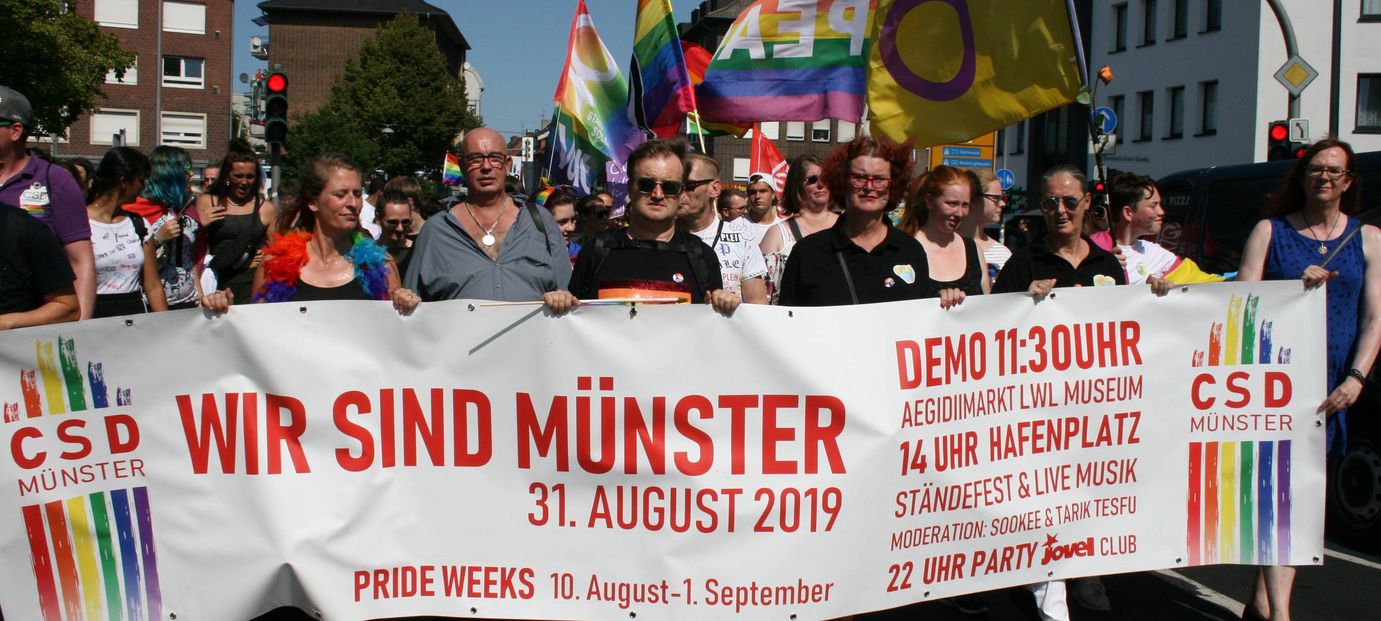 Wir sind Münster - CSD-Demo