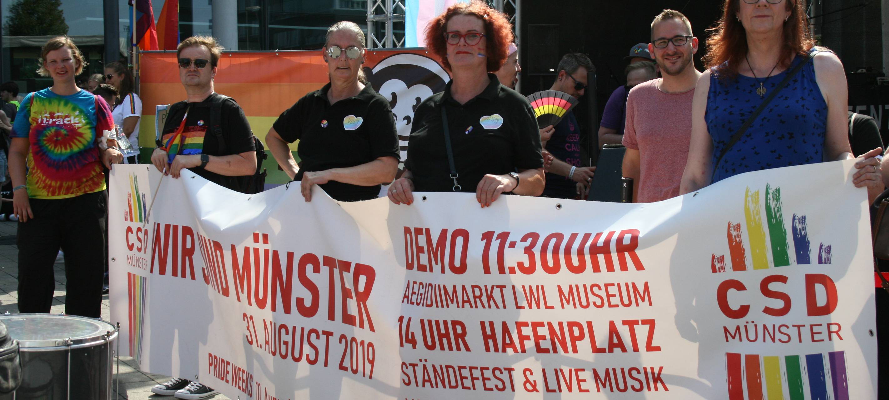Wir sind Münster - CSD-Demo