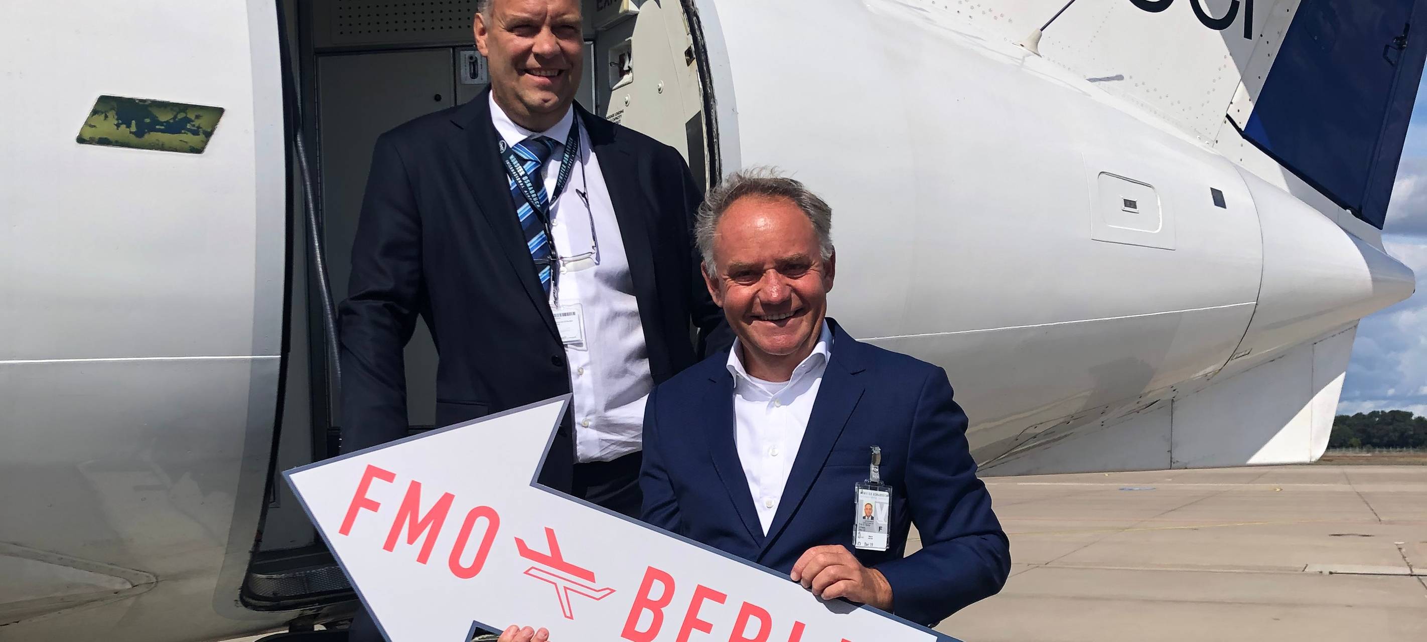 Wieder Direktflüge vom FMO nach Berlin