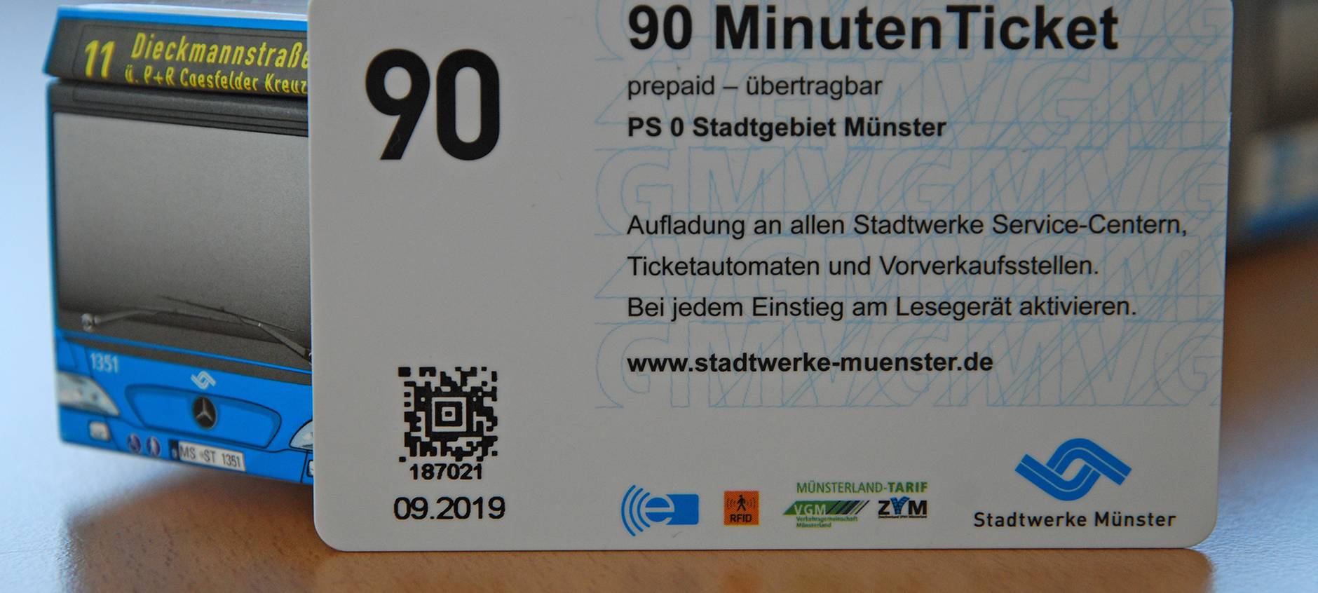 Erste 90-MinutenTicket-Karten "prepaid" laufen ab