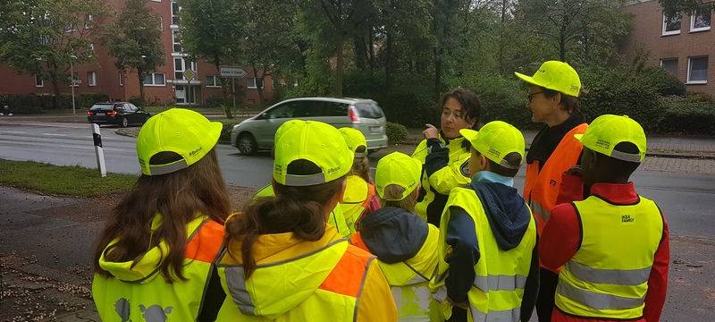 Wir bringen euch sicher zur Schule - Münster sieht gelb