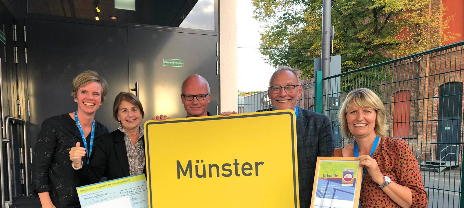 Hauptstadt des Fairen Handels: 2. Platz für Münster