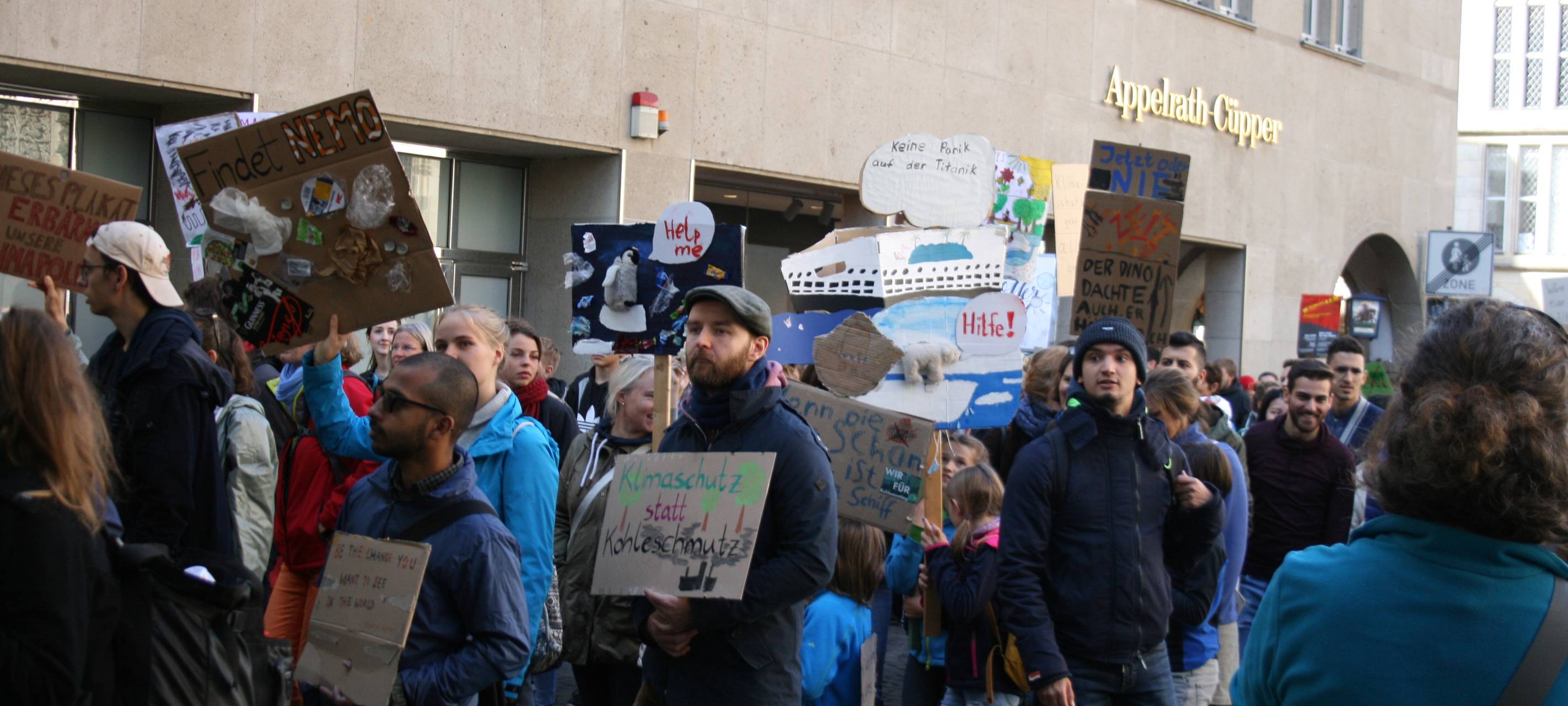 20.000 Teilnehmer bei Klimaprotest
