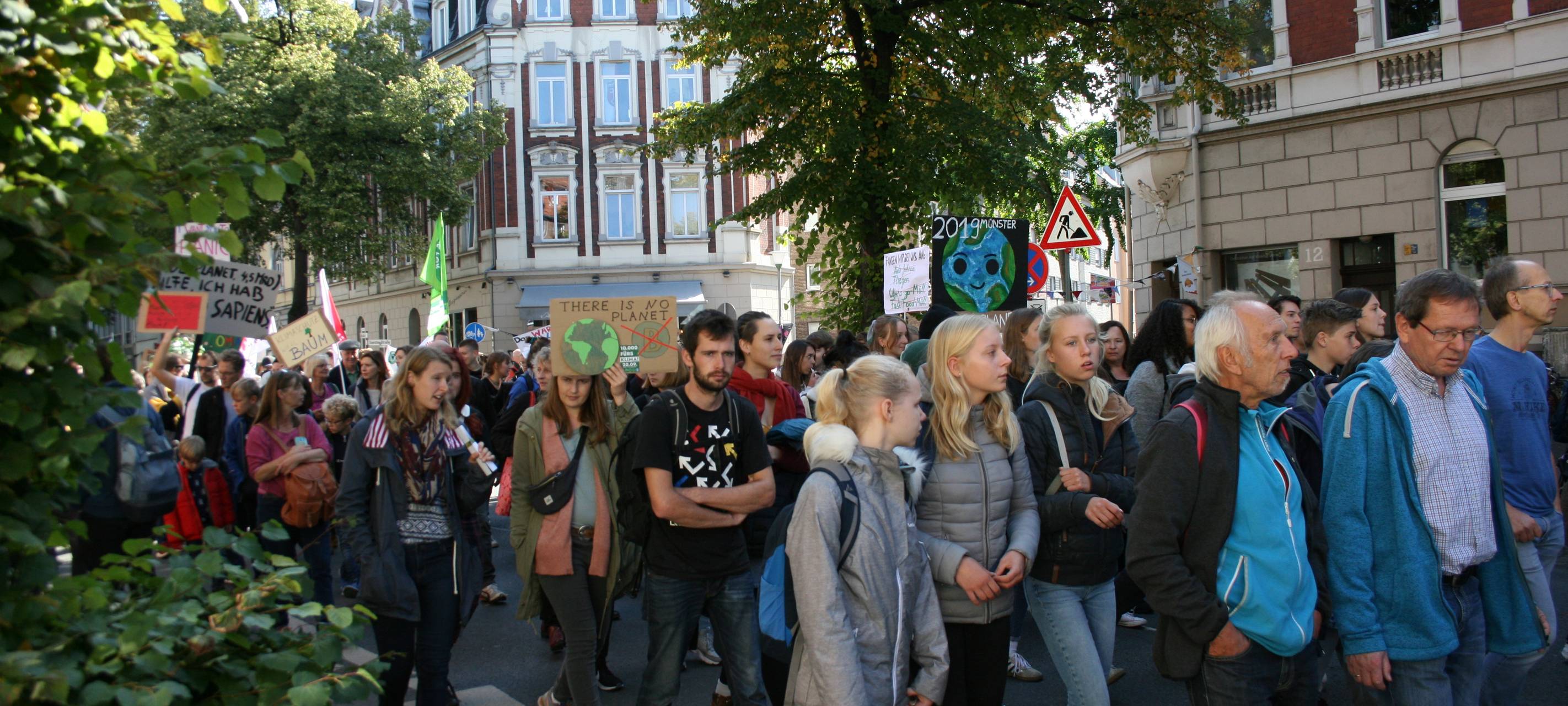 20.000 Teilnehmer bei Klimaprotest