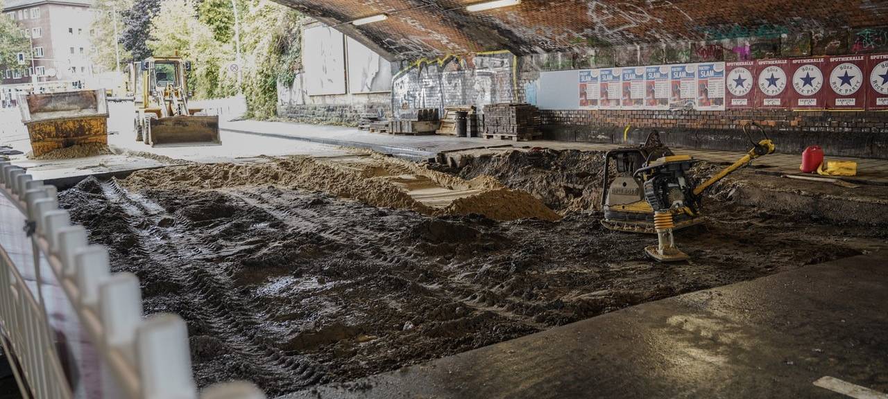 Wasserrohrbuch: Hafenstraße bis 11. Oktober gesperrt