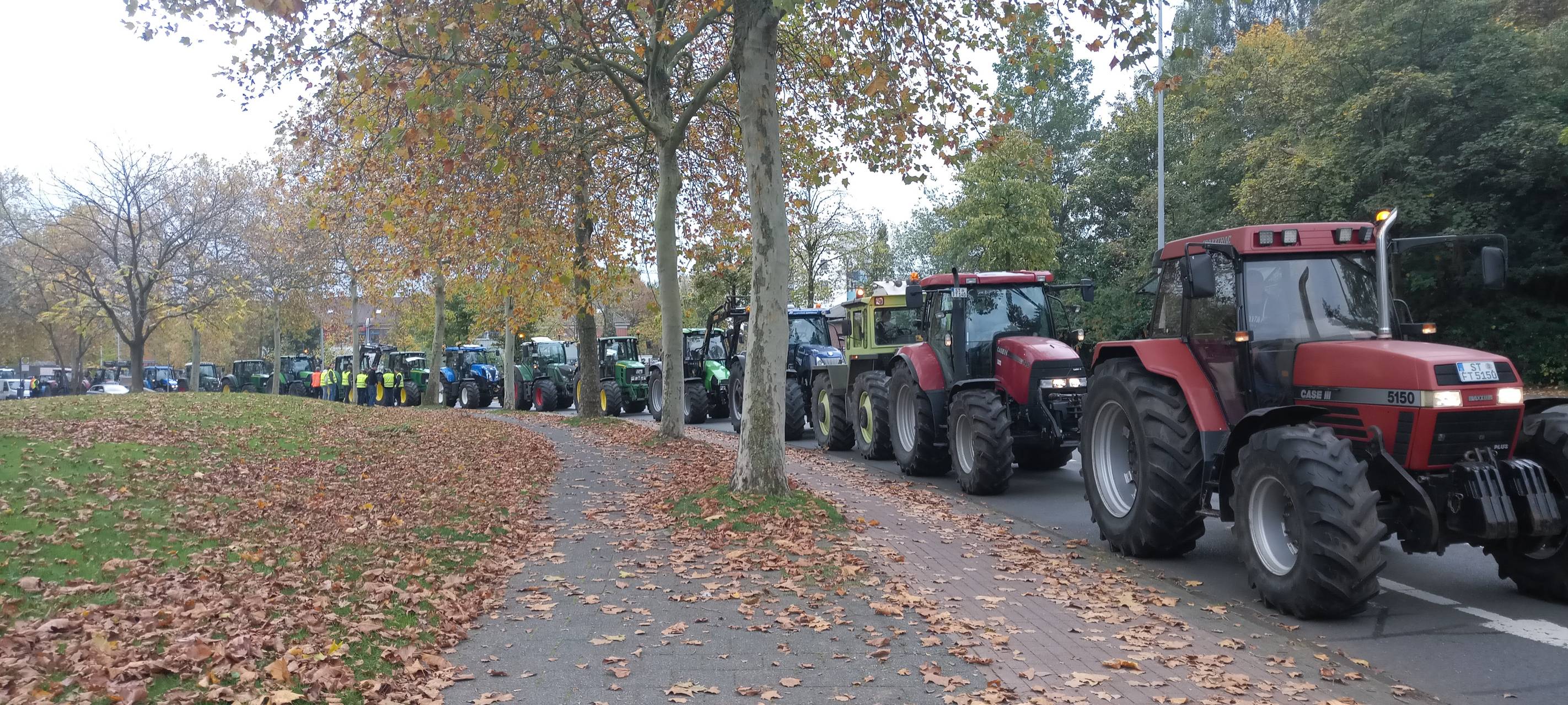 Trecker-Demo in Münster