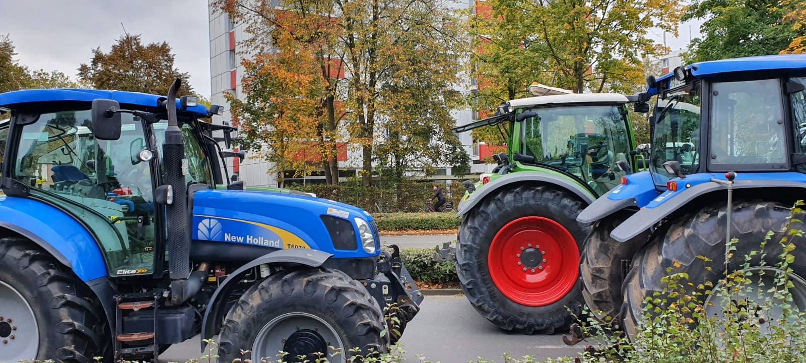 Trecker-Demo in Münster