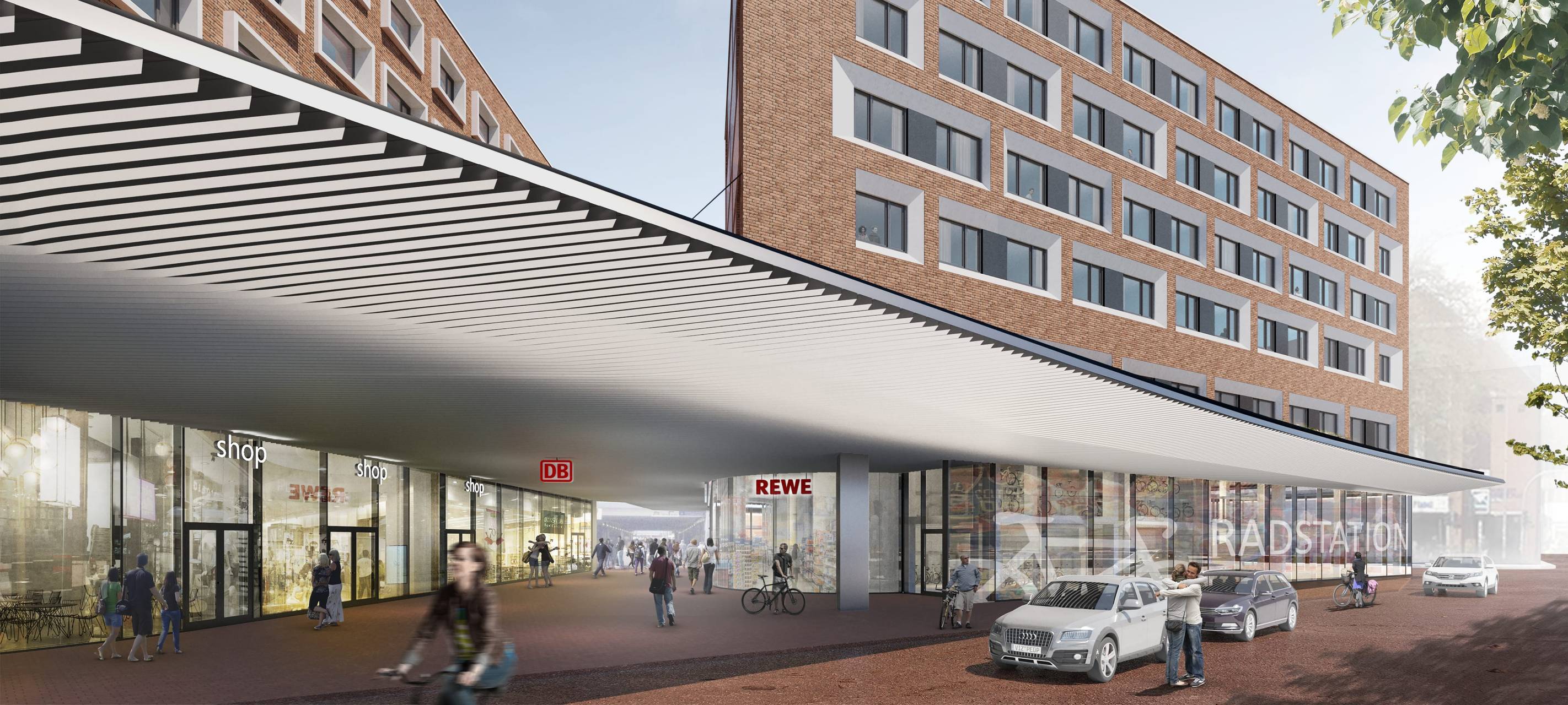 REWE zieht ins Hansator