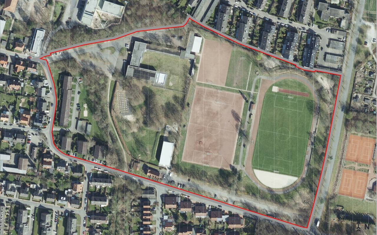 Neues Wohngebiet in Handorf Antenne Münster