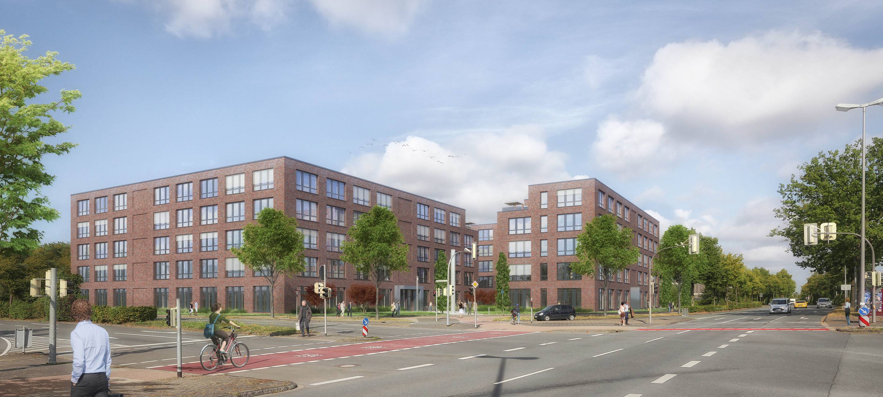 Neues Bürogebäude in der Loddenheide