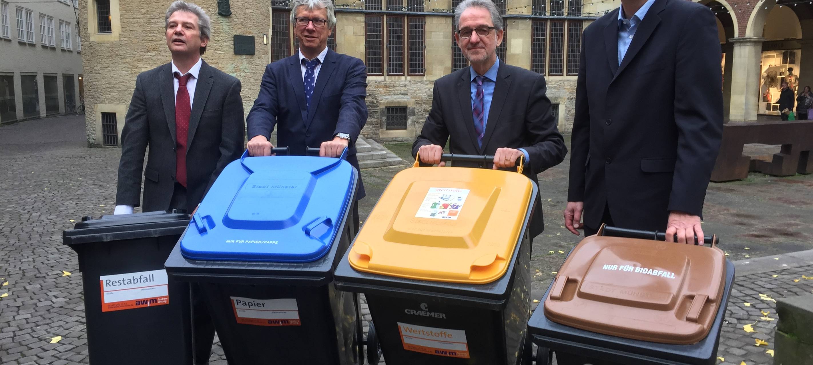Höhere Abfallgebühren für Münster