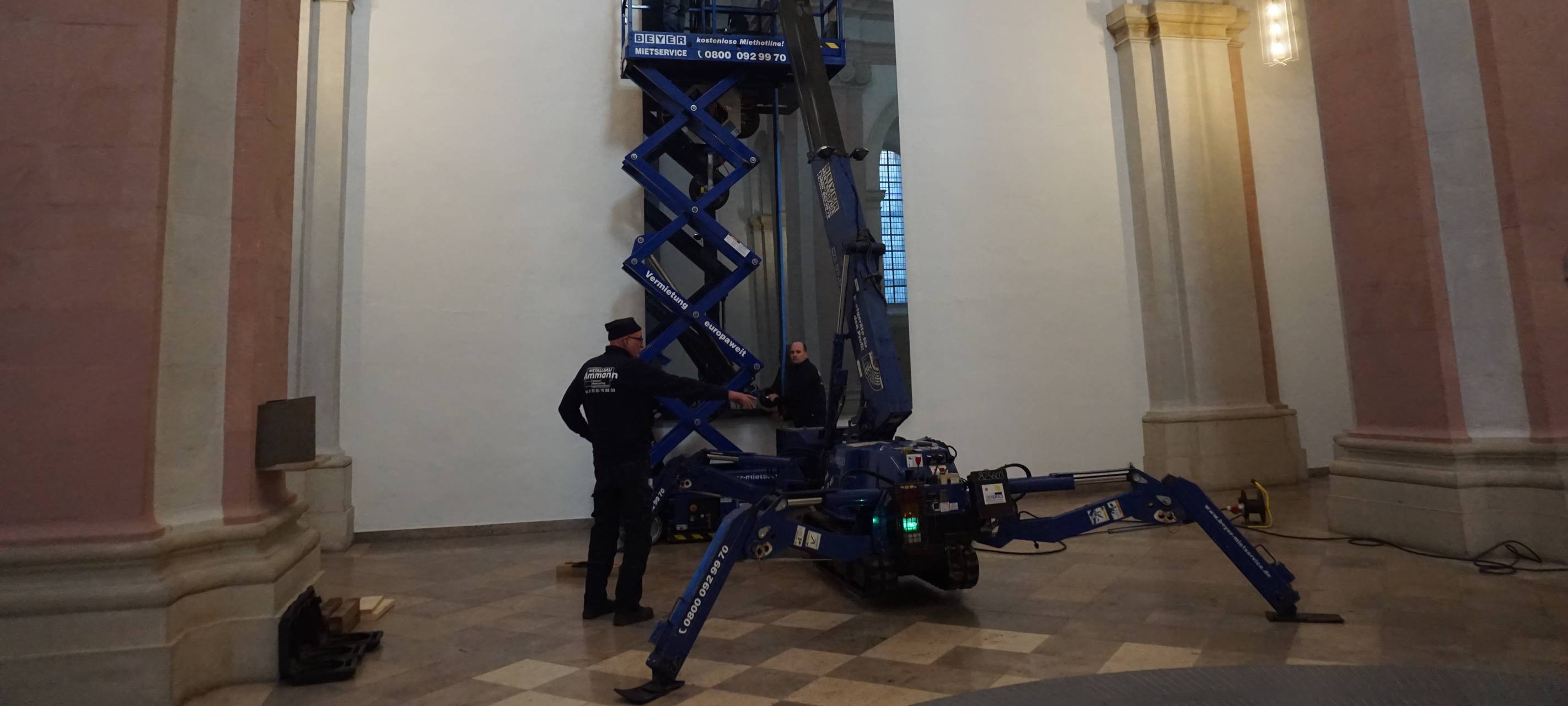 Innenraum der Dominikanerkirche wird saniert