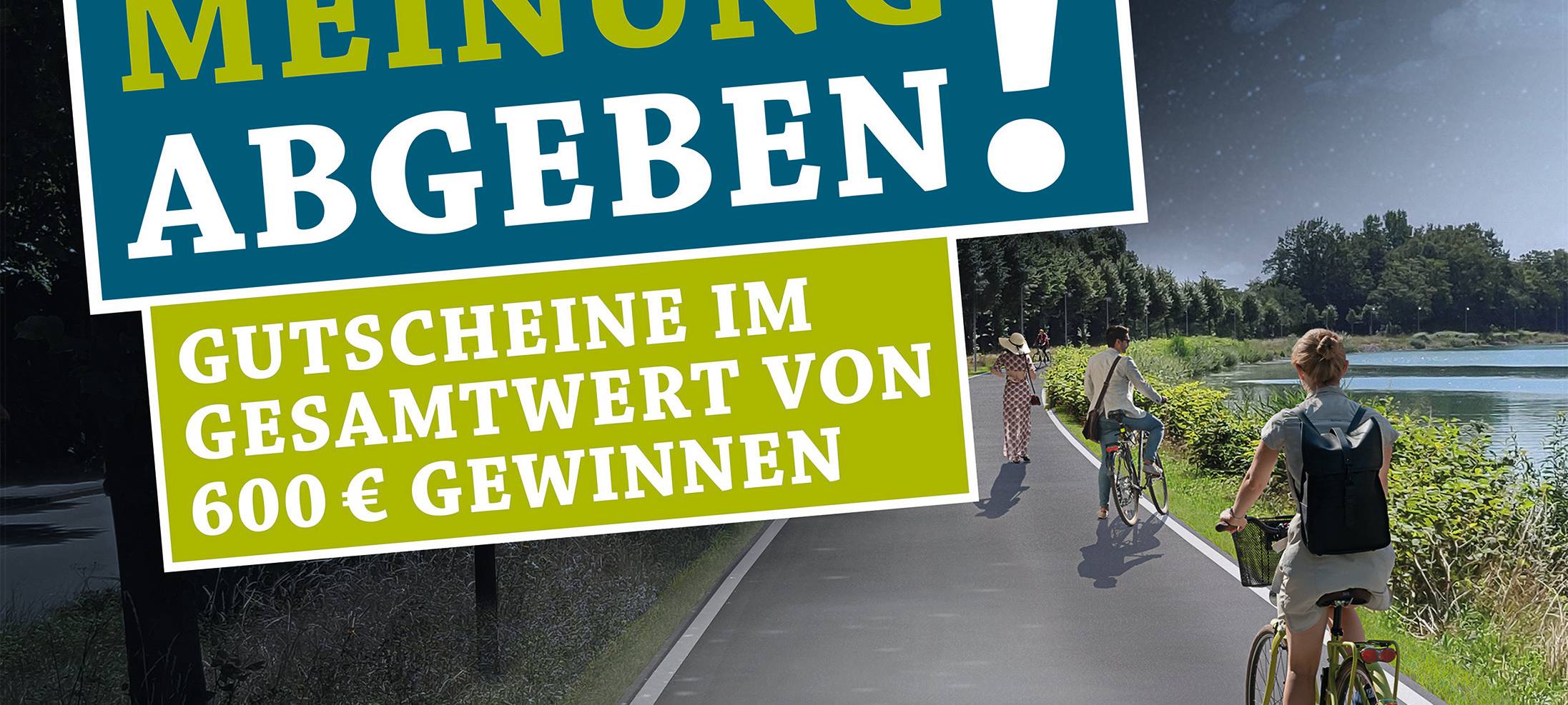 Befragung zur neuen Beleuchtung an Kanalpromenade