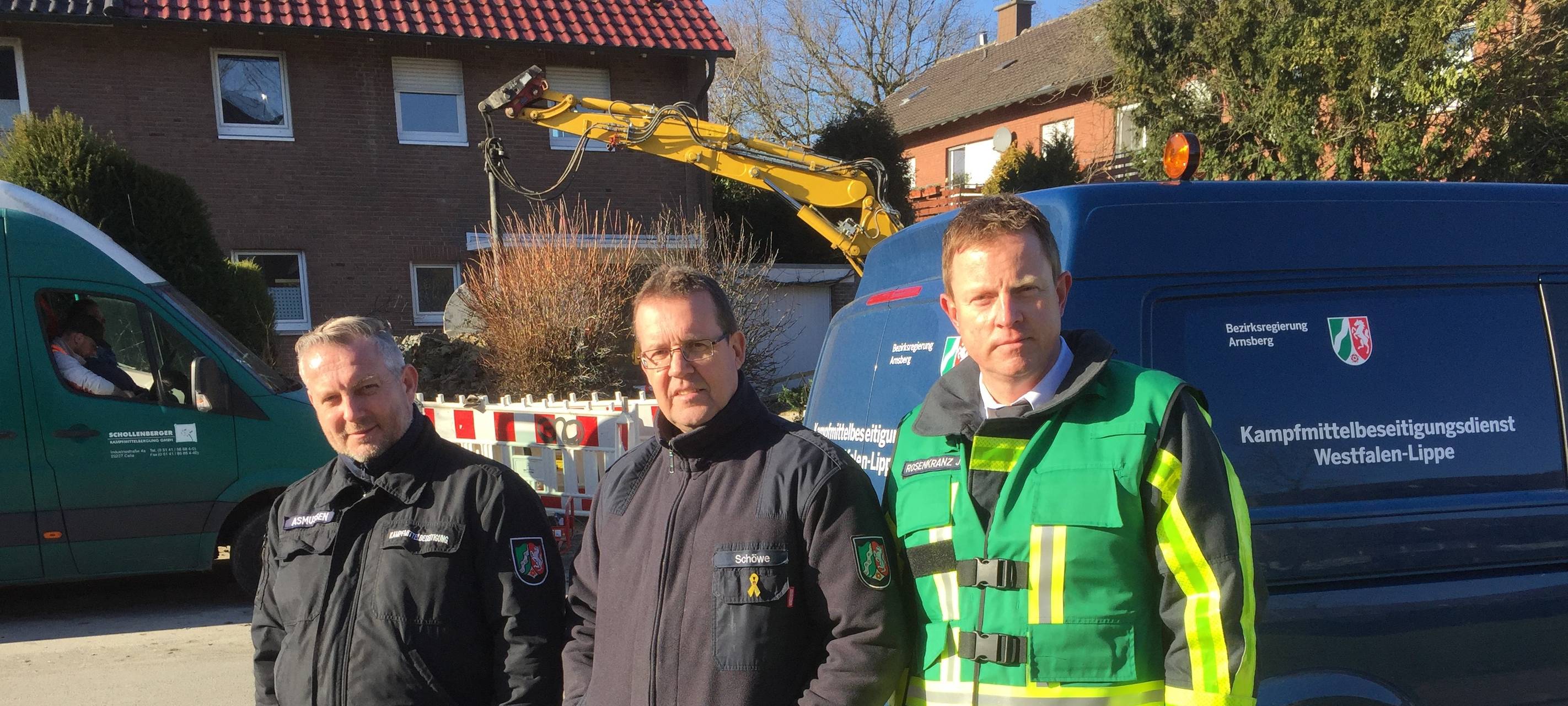 Erfolgreiche Bombenentschärfung in Rumphorst