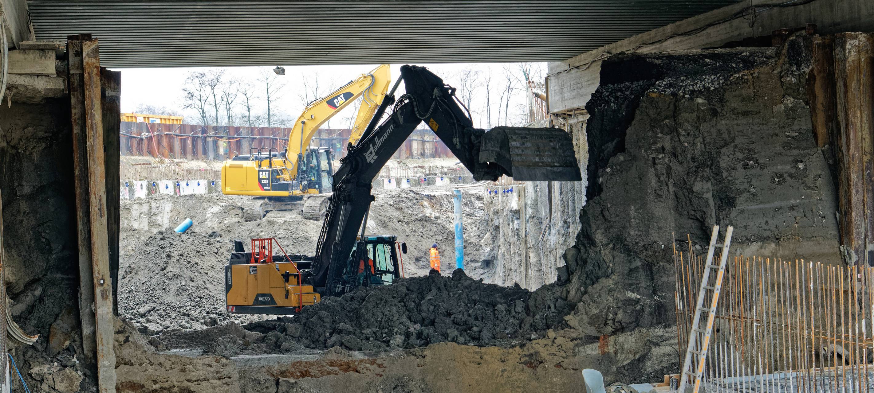 Heroldstraße: Durchstich an der Bahnunterführung