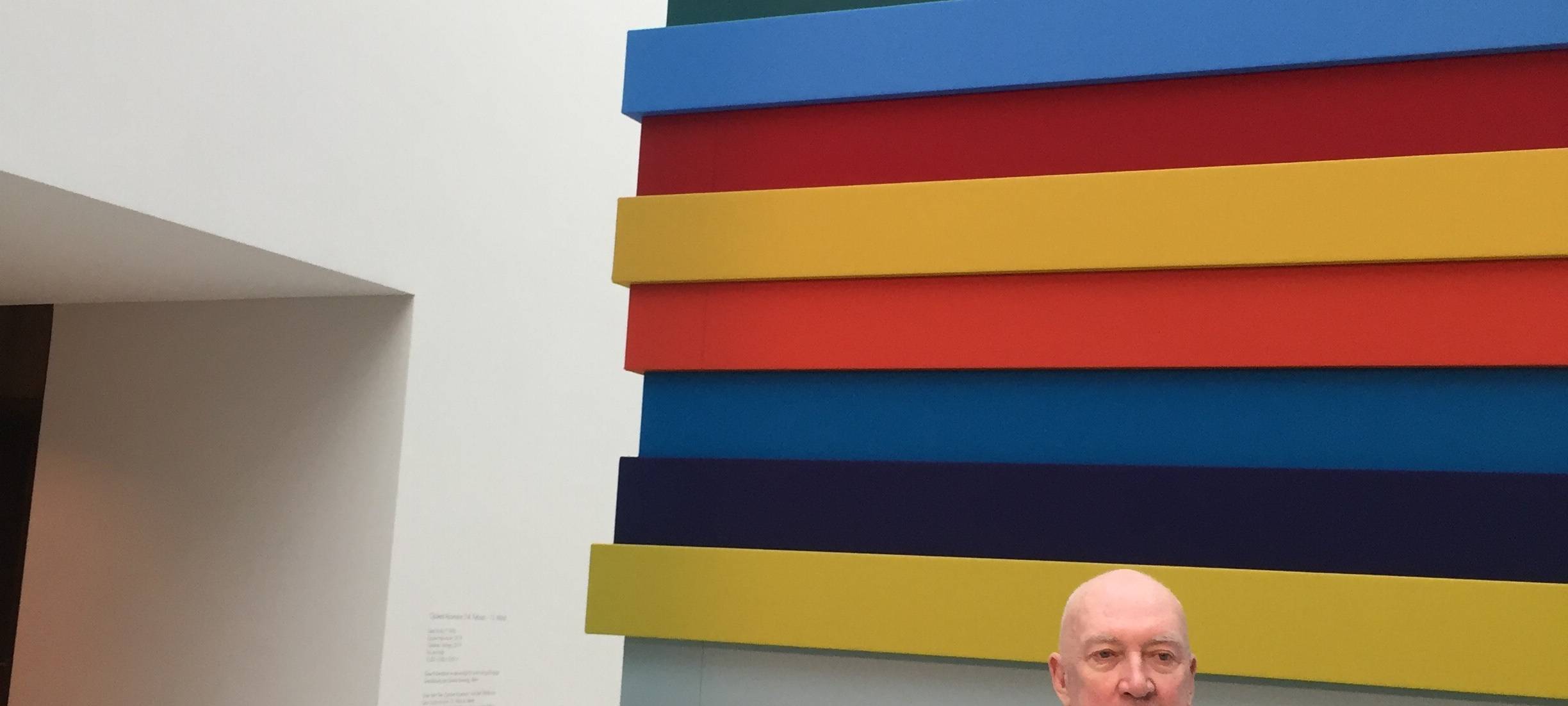 Bunte Himmelsleiter von Sean Scully in Münster zu sehen