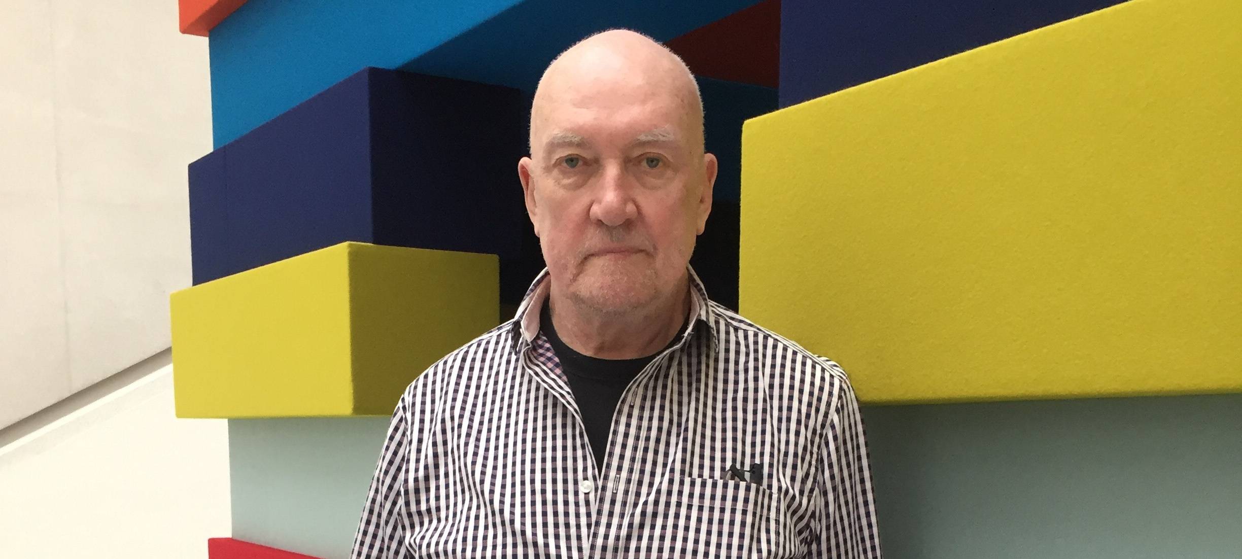 Bunte Himmelsleiter von Sean Scully in Münster zu sehen