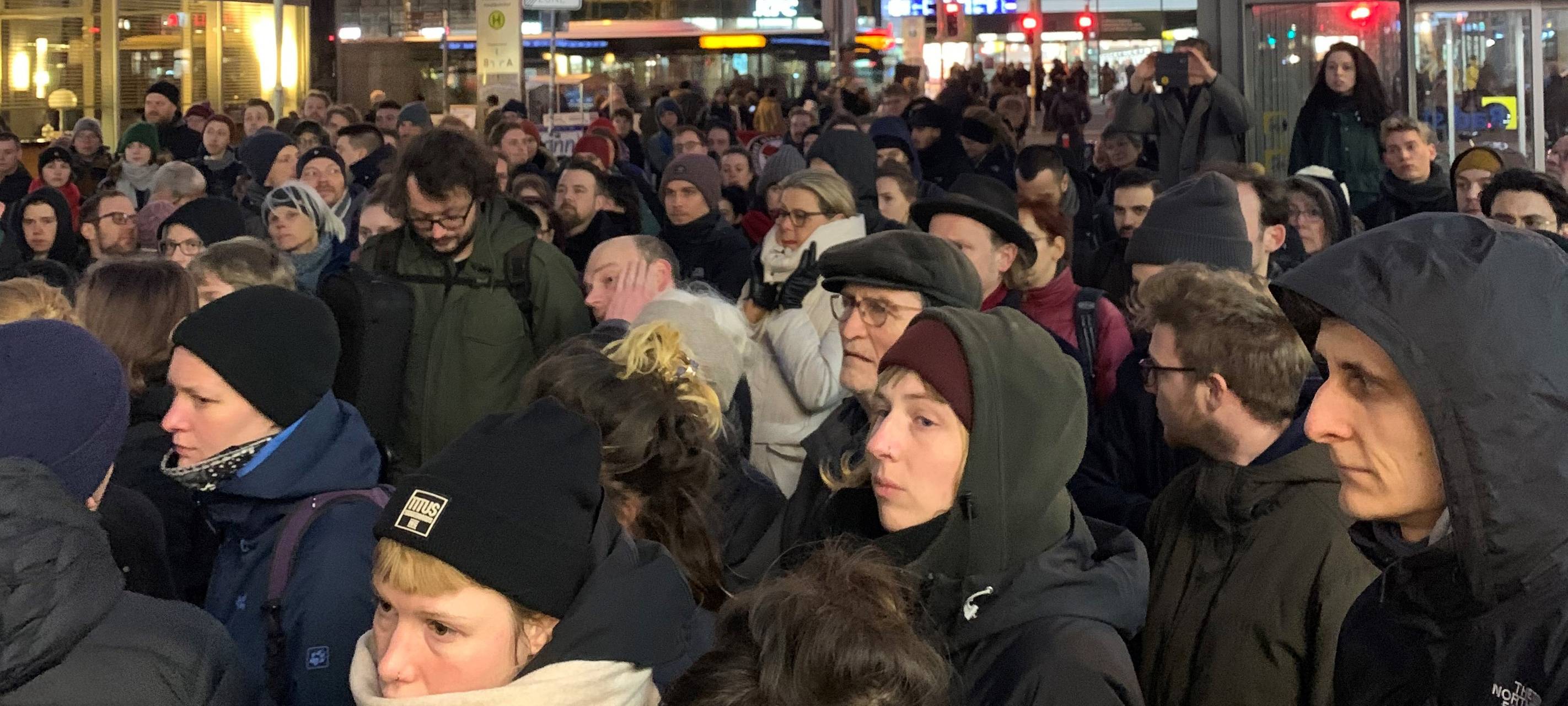 Kundgebung für Opfer von Hanau