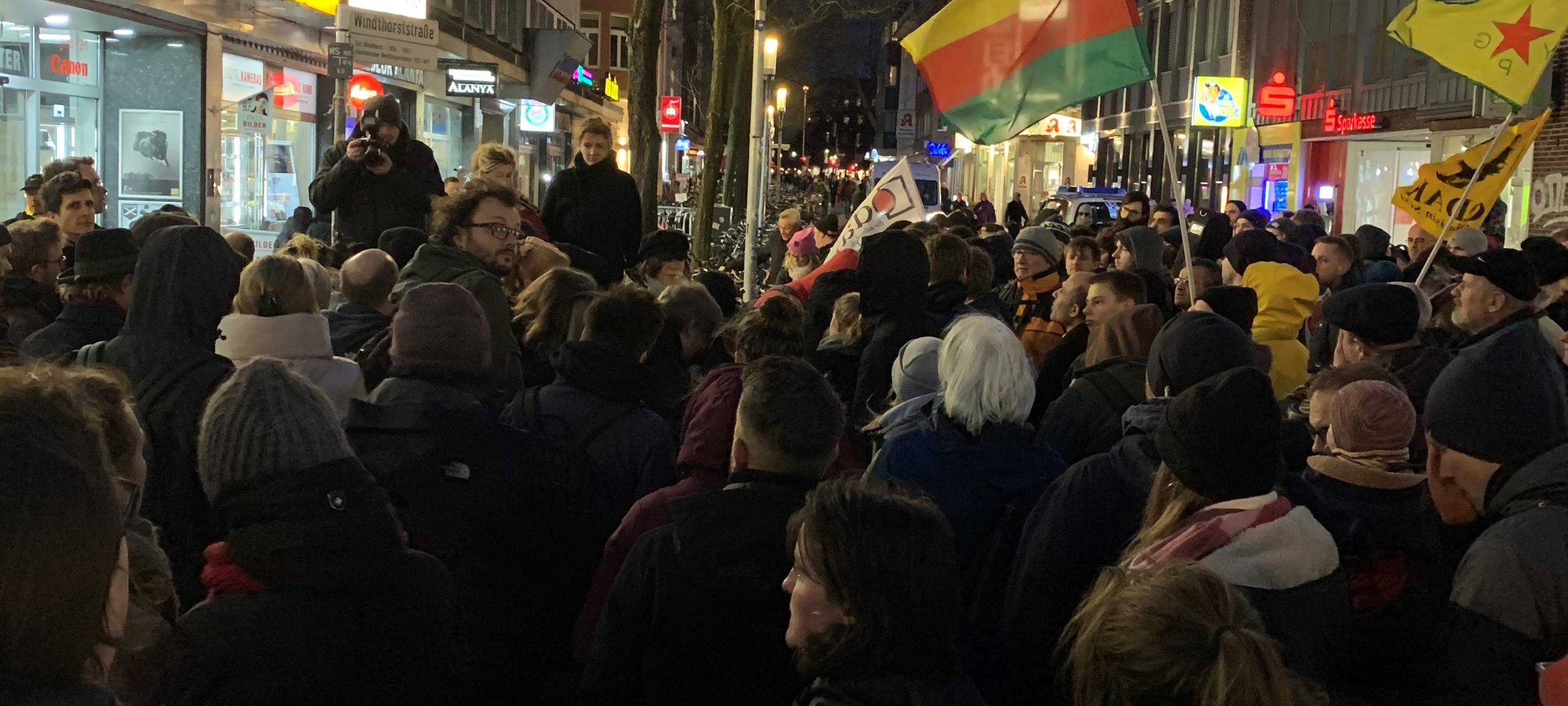 Kundgebung für Opfer von Hanau