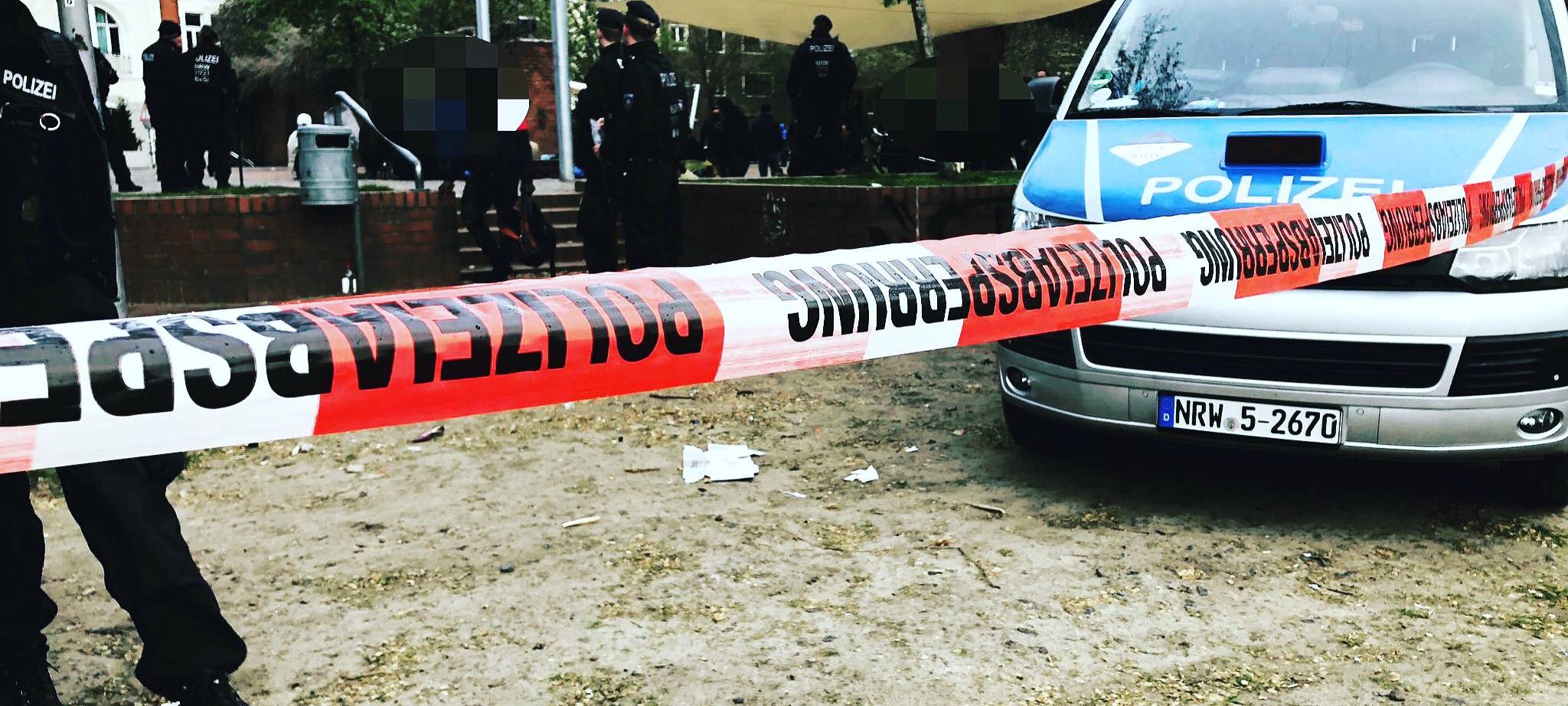 Razzia am Hauptbahnhof Münster