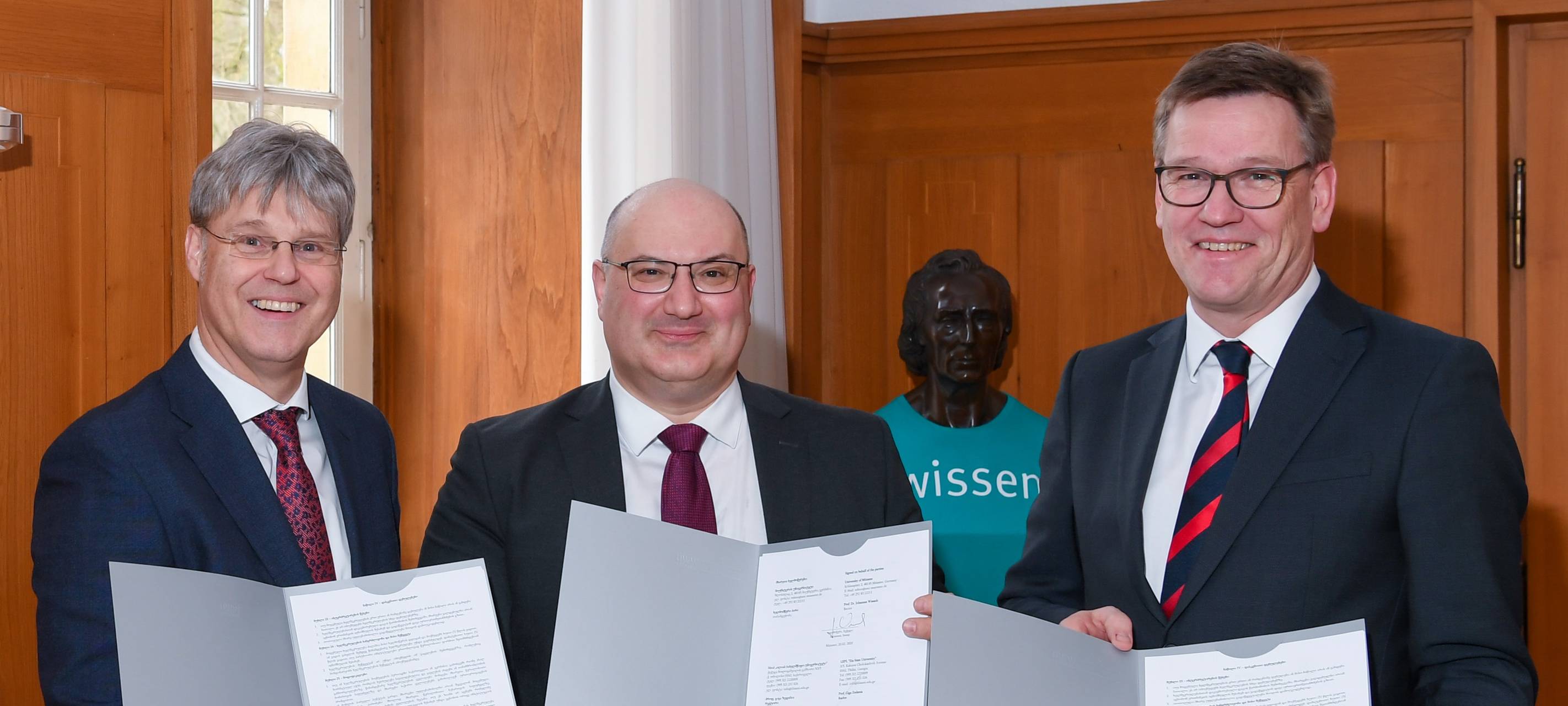 Universitäten Münster und Tiflis unterzeichnen Memorandum of Understanding