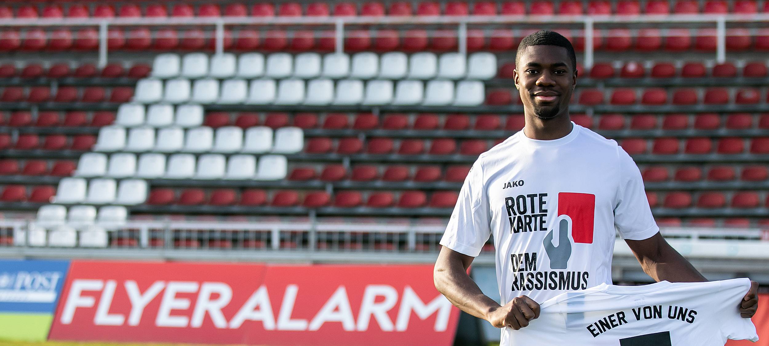 Rote Karte dem Rassismus – 3. Liga setzt ein gemeinsames Zeichen