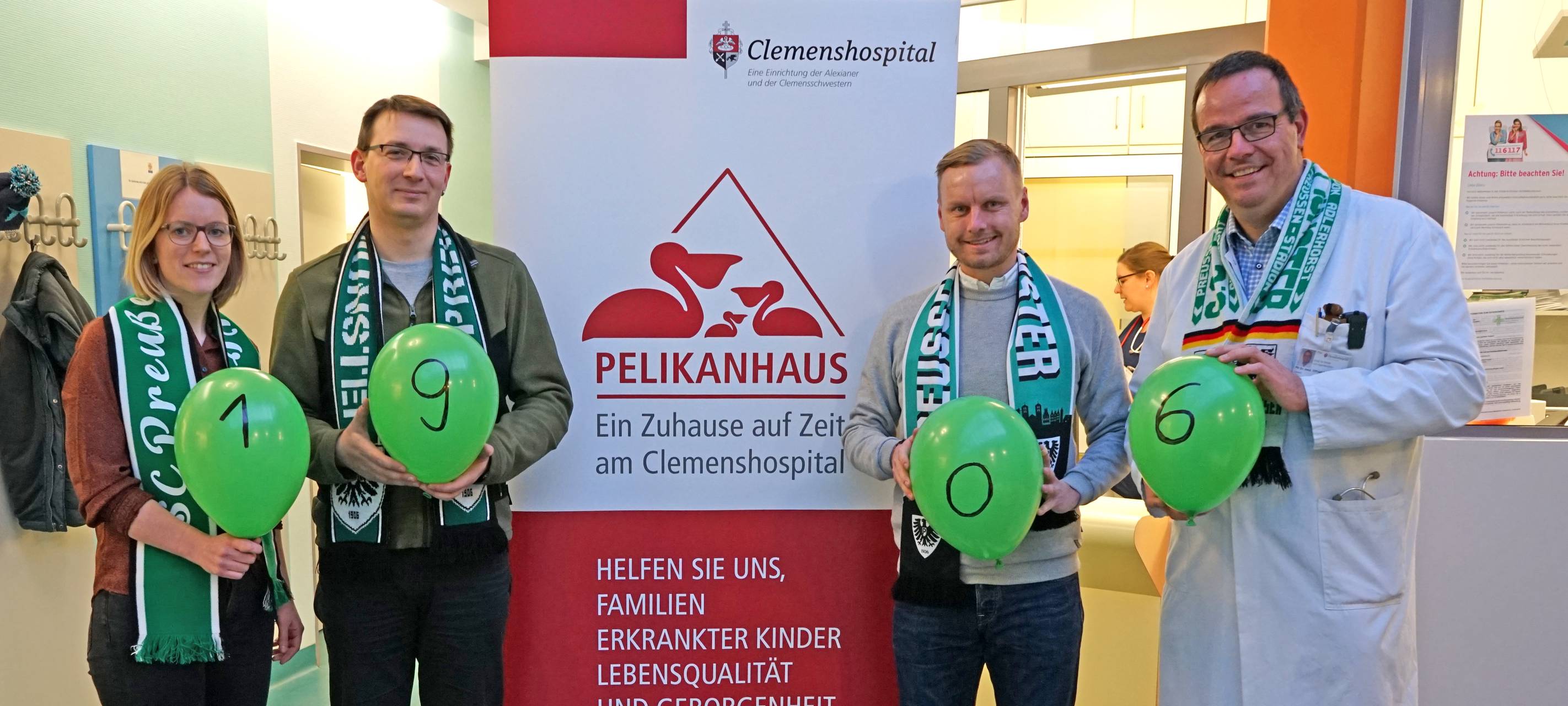 Preußen-Fanprojekt unterstützt das Pelikanhaus