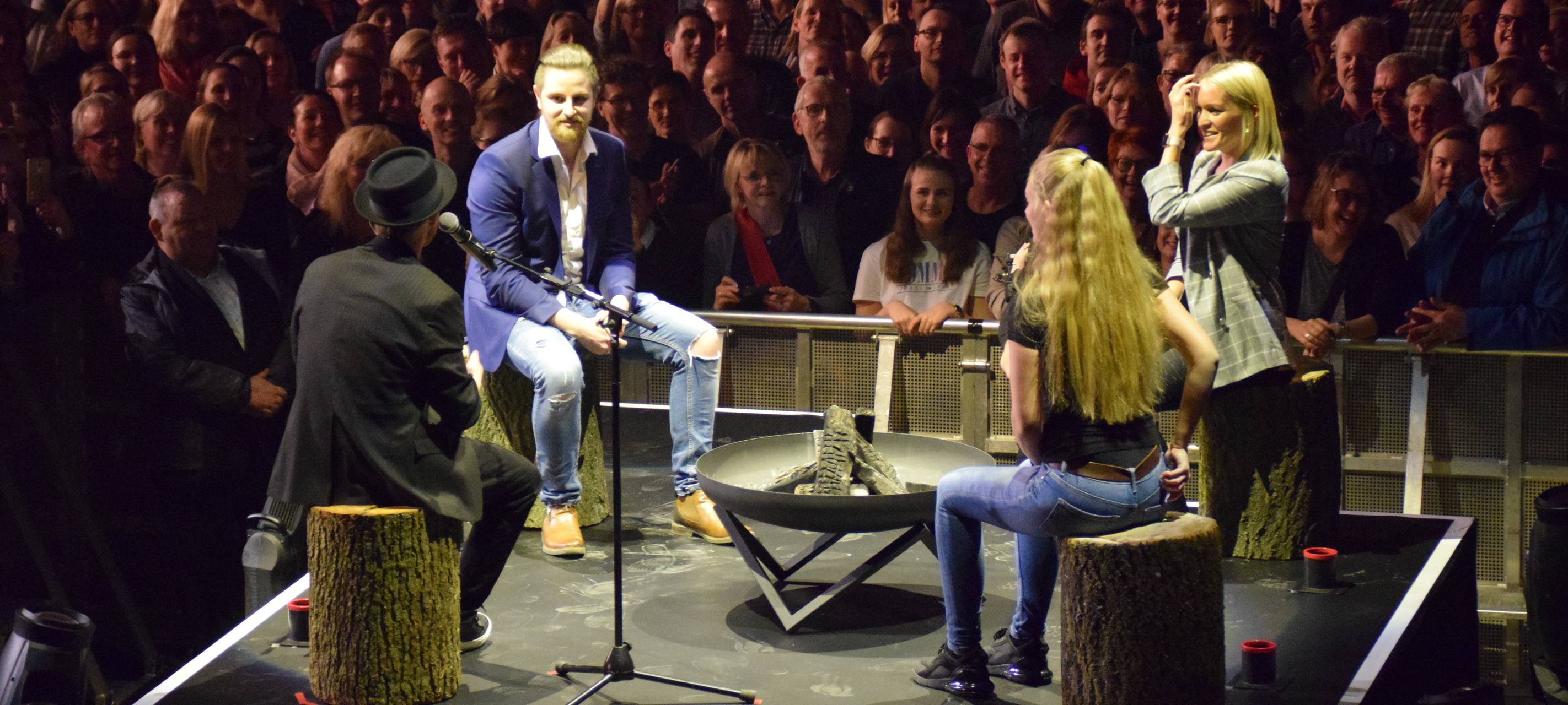 Johannes Oerding in der Halle Münsterland
