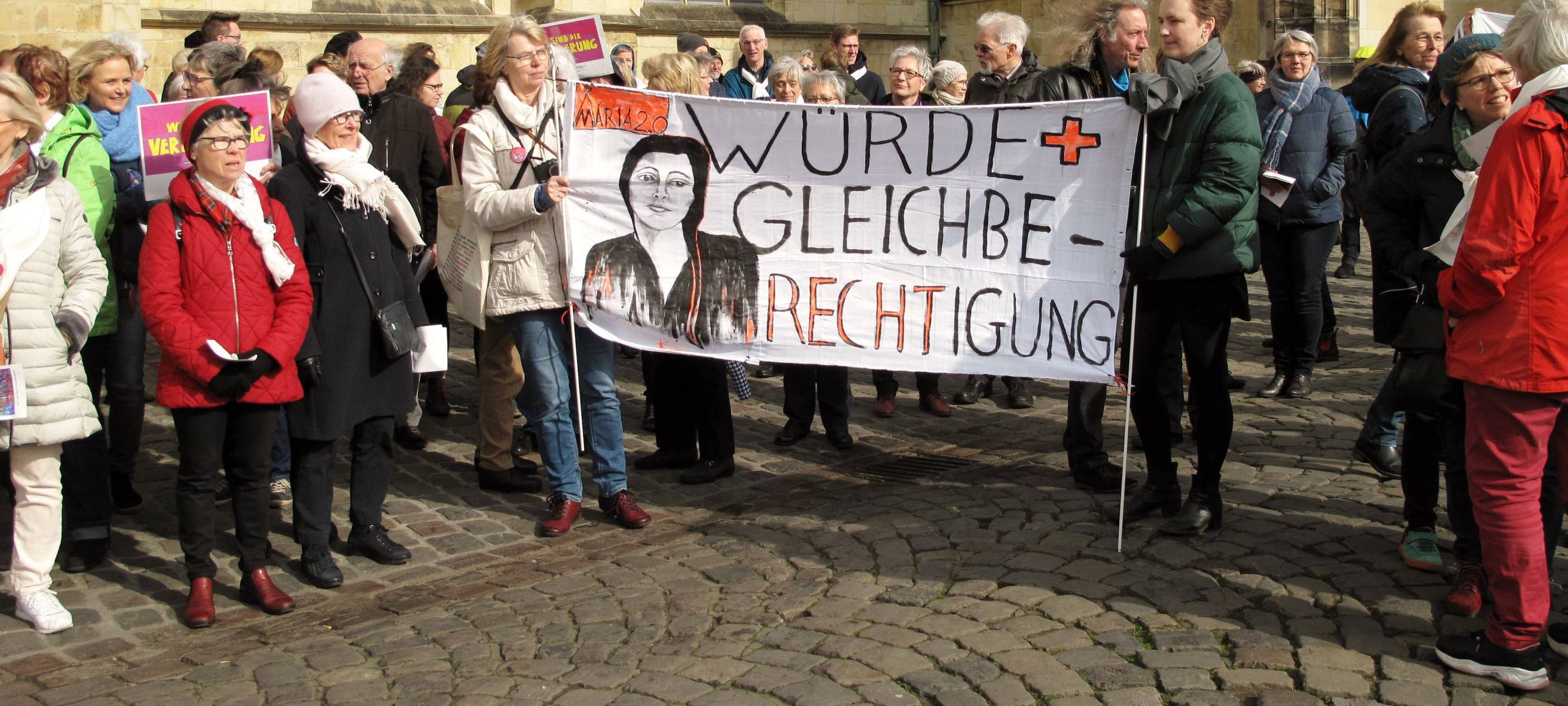 Münsters Frauen fordern Gleichberechtigung
