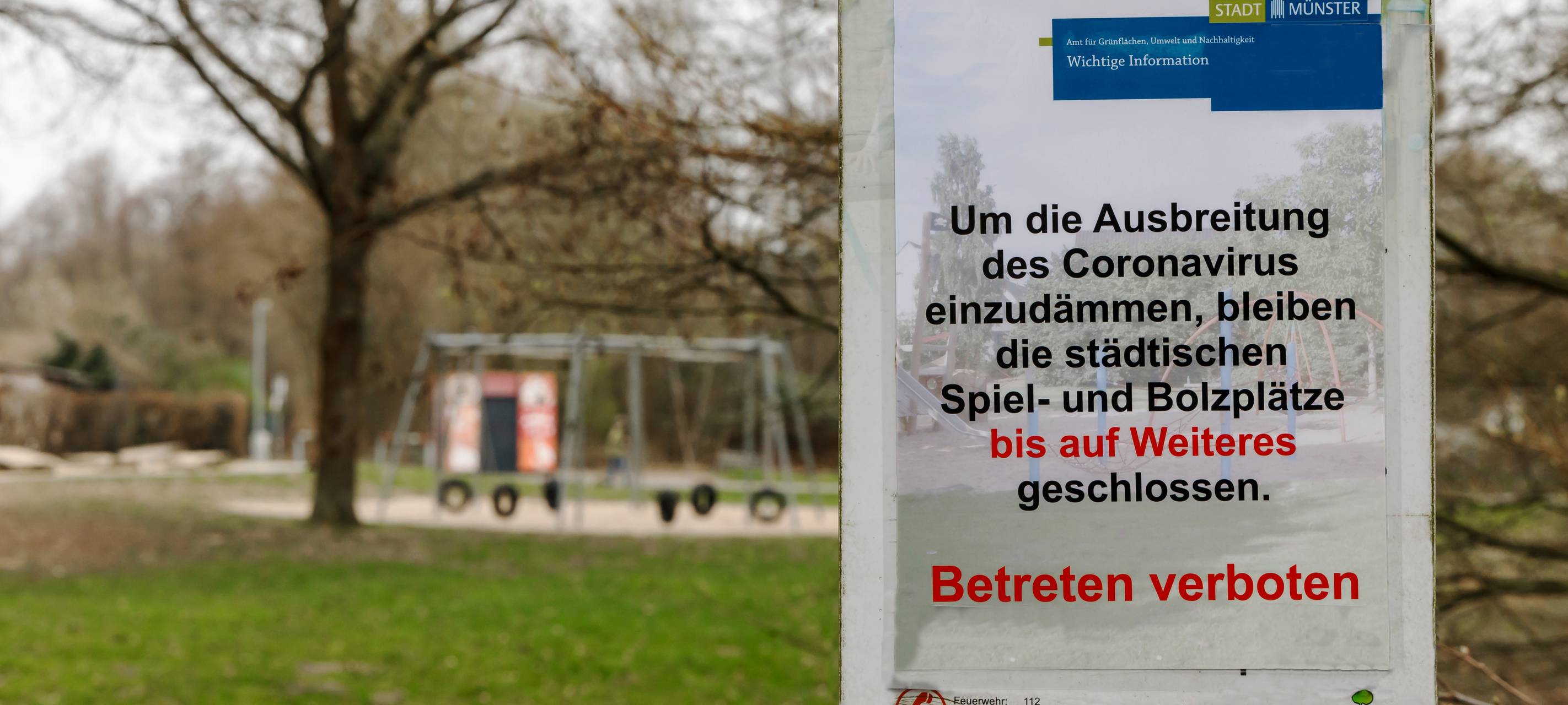 Spielplätze gesperrt - Ärger über uneinsichtige Eltern