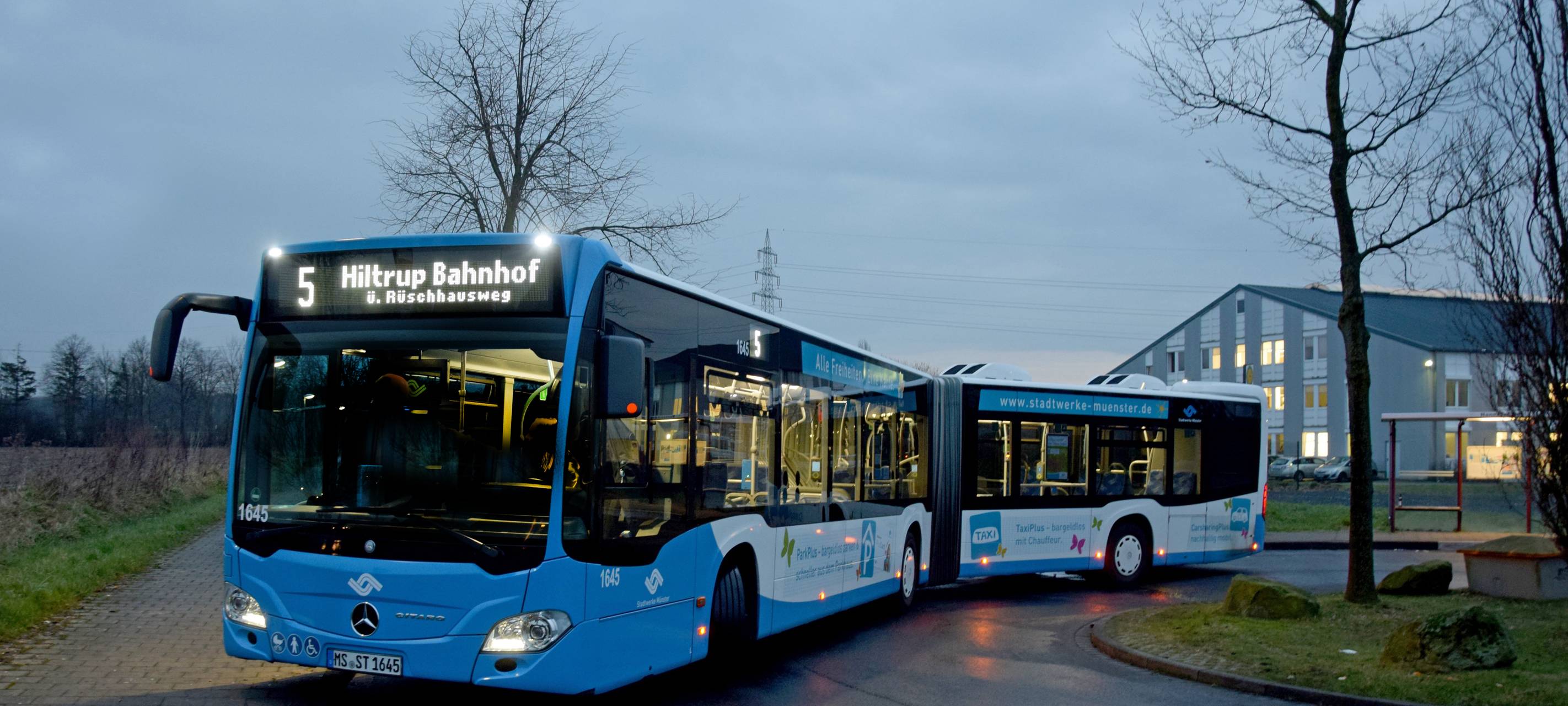 Zusätzliche Busse Richtung UKM und Hornheide