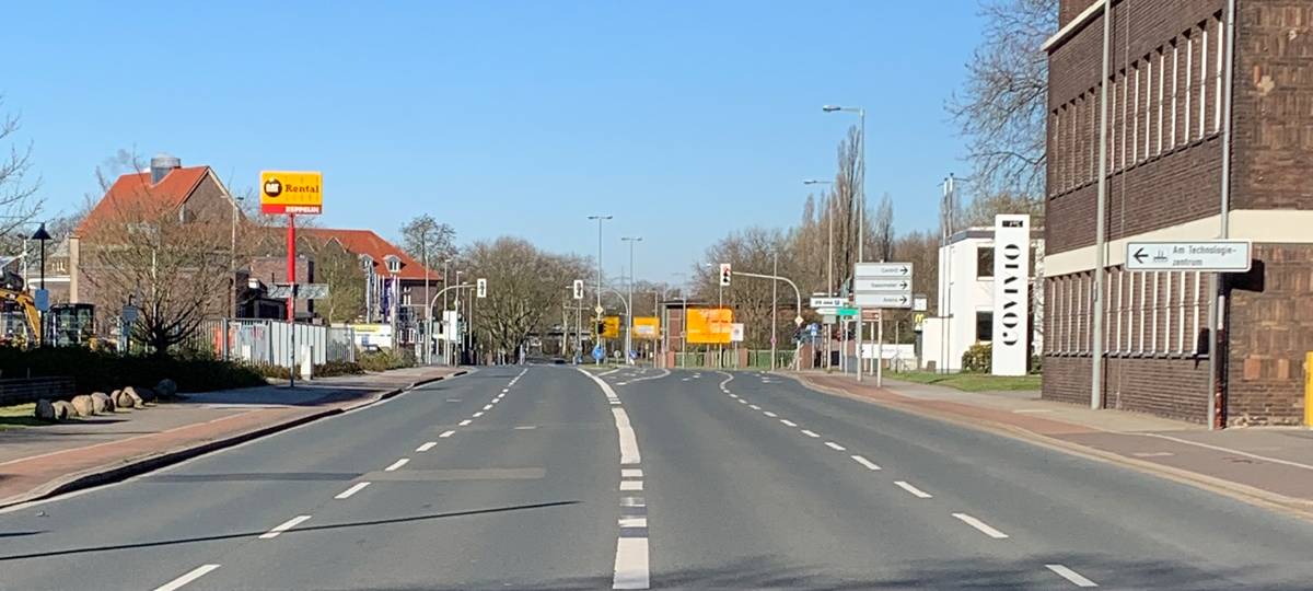 Münsteraner bleiben mehr zuhause