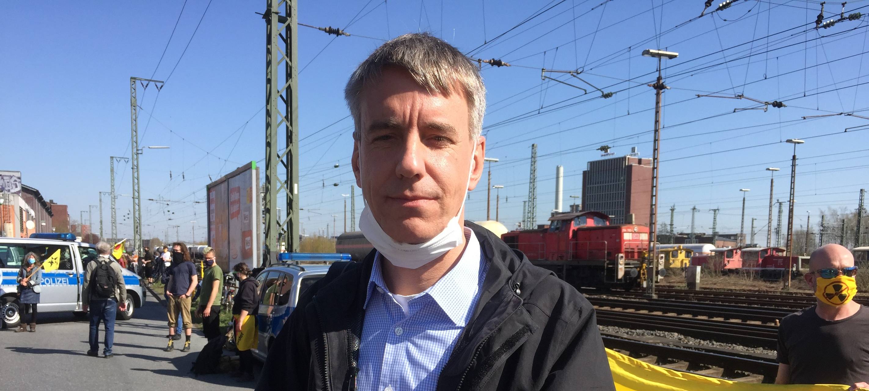 Demo gegen Uran-Transport