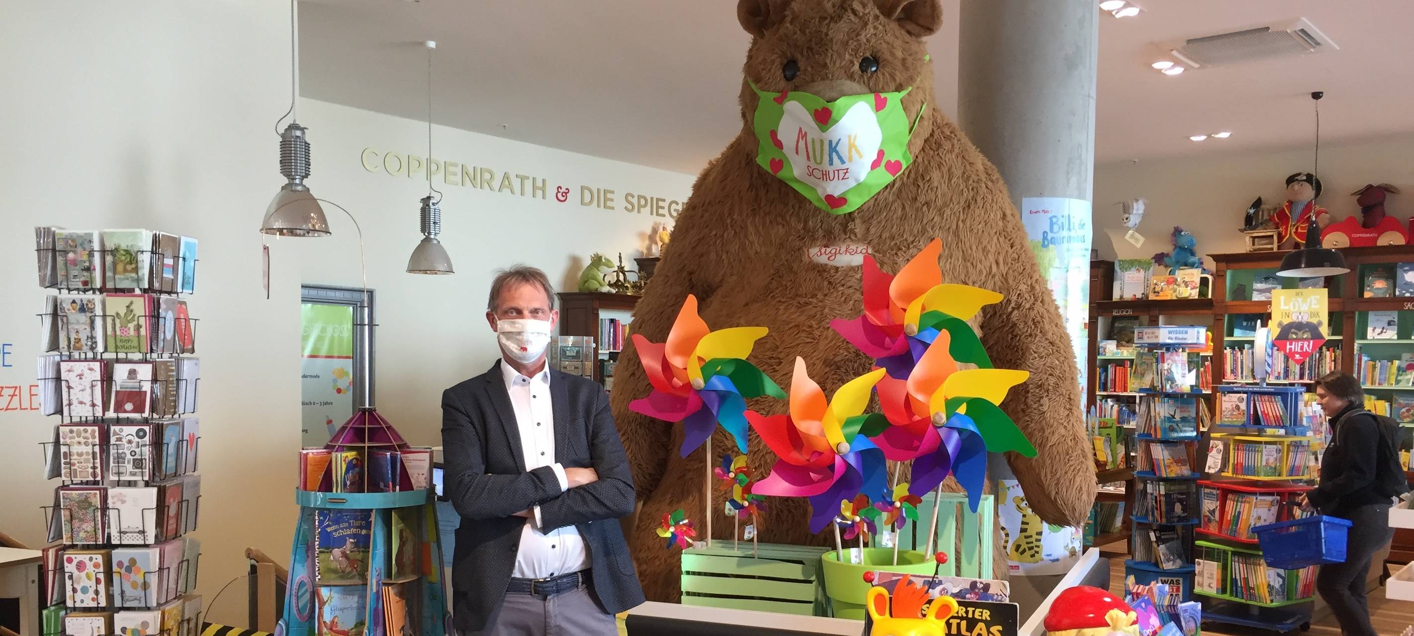 Verhaltener Andrang in den Geschäften