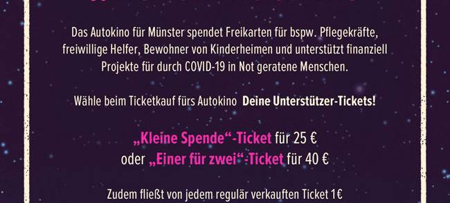 Münsters Autokino: Das müsst ihr wissen
