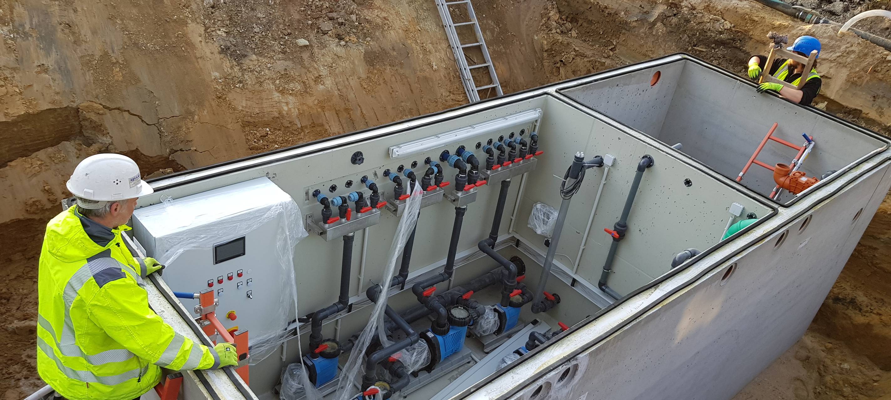 Wasserfontänen für den Südpark