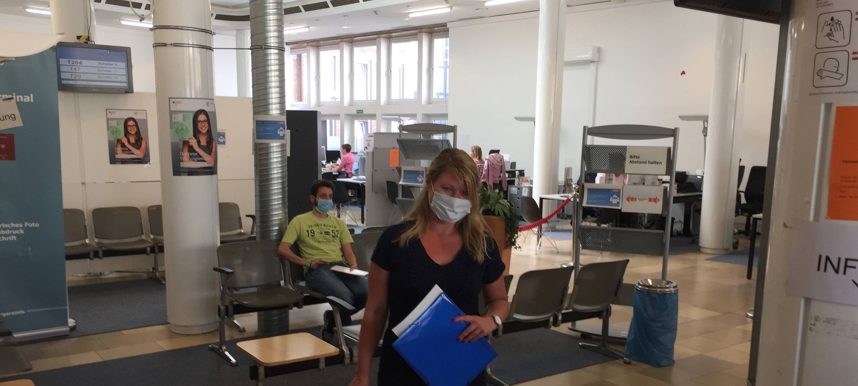 Münsteraner halten sich an Maskenpflicht
