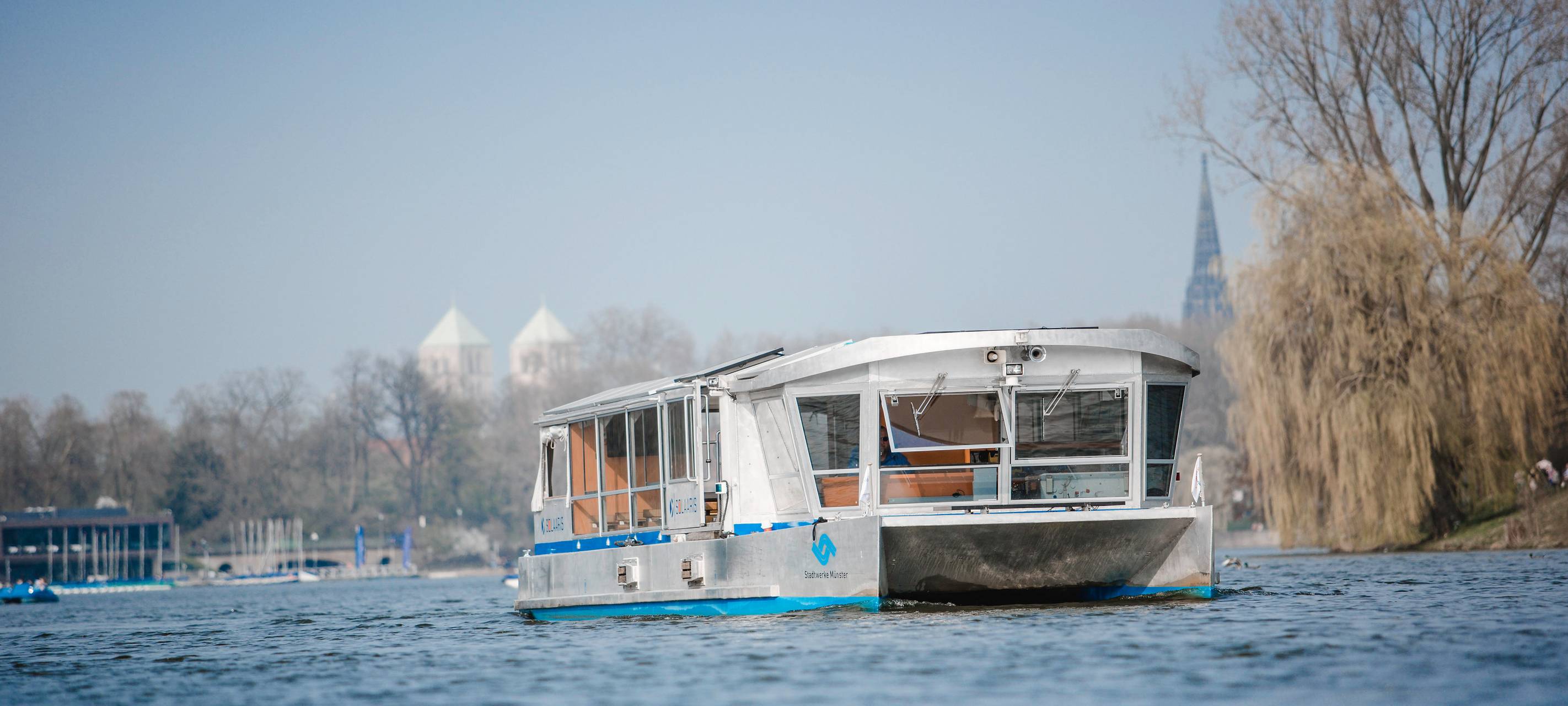 Die "Kultur Kombüse" auf dem Aasee