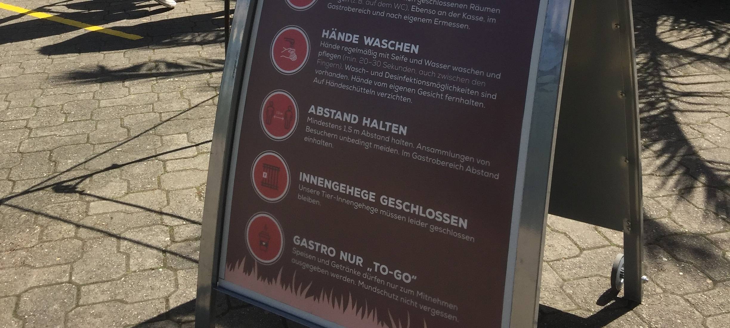 Allwetterzoo wieder offen: 800 Besucher am ersten Tag