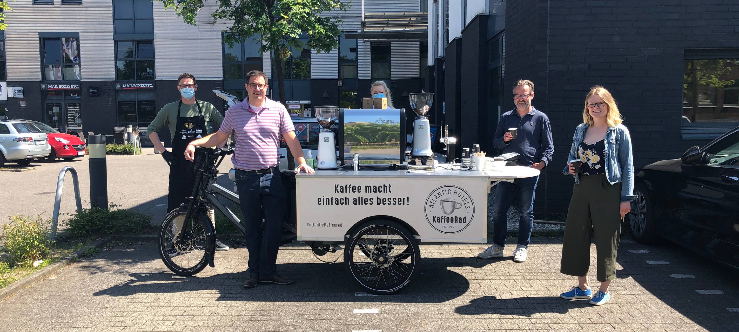 Sag's mit einem Kaffee: Das ATLANTIC-Hotel dankt ANTENNE MÜNSTER