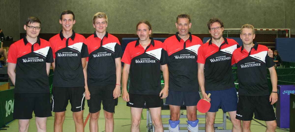Tischtennis-Spieler wieder im Training