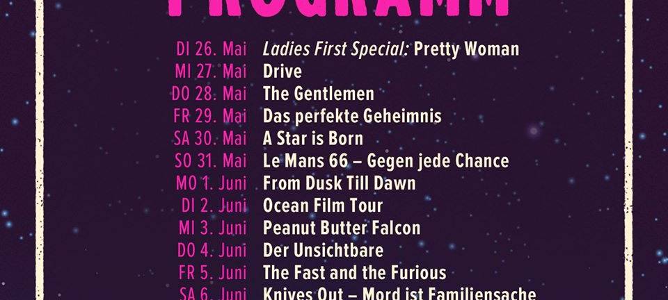 Autokino: Das sind die neuen Filme