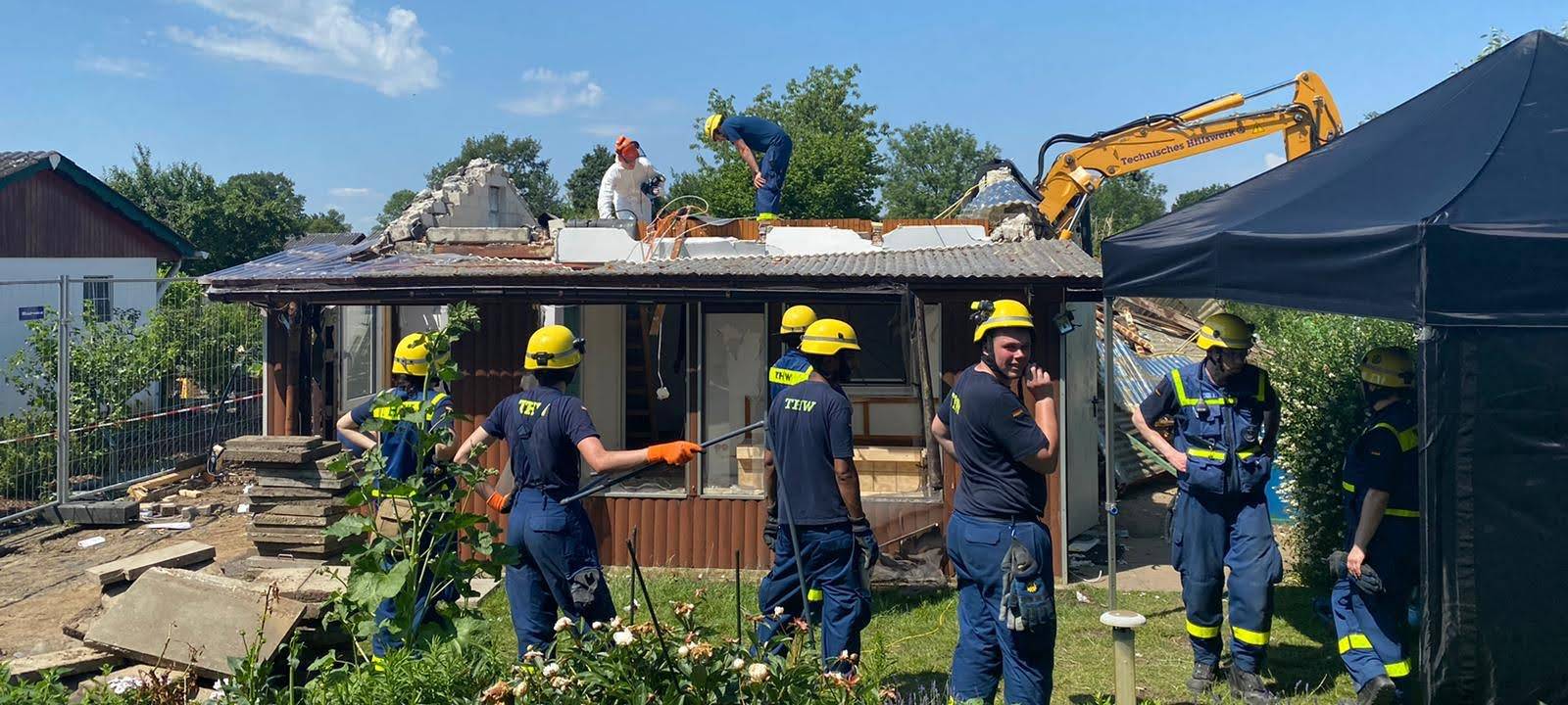 Gartenlaube abgetragen: Suche nach weiteren Datenträgern ohne Erfolg