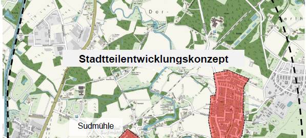 Stadtteilkonzept für Handorf, Gelmer, Mariendorf, Sudmühle: Online-Beteiligungsverfahren startet